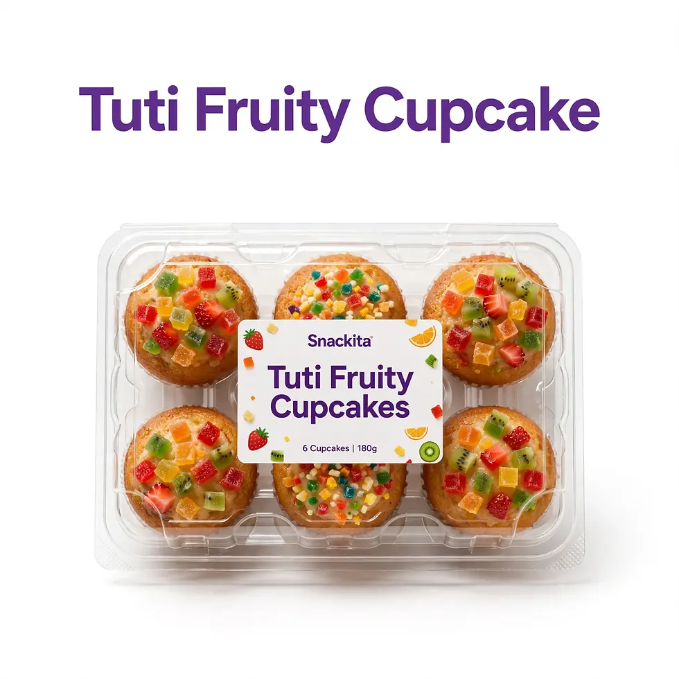Snackita Tuti Fruity Cupcake, 240g