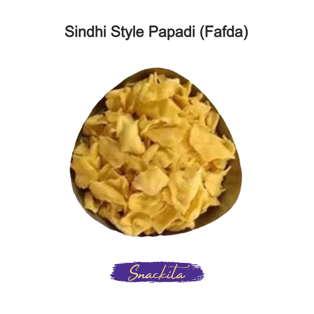 Sindhi Style Papadi (Fafda)