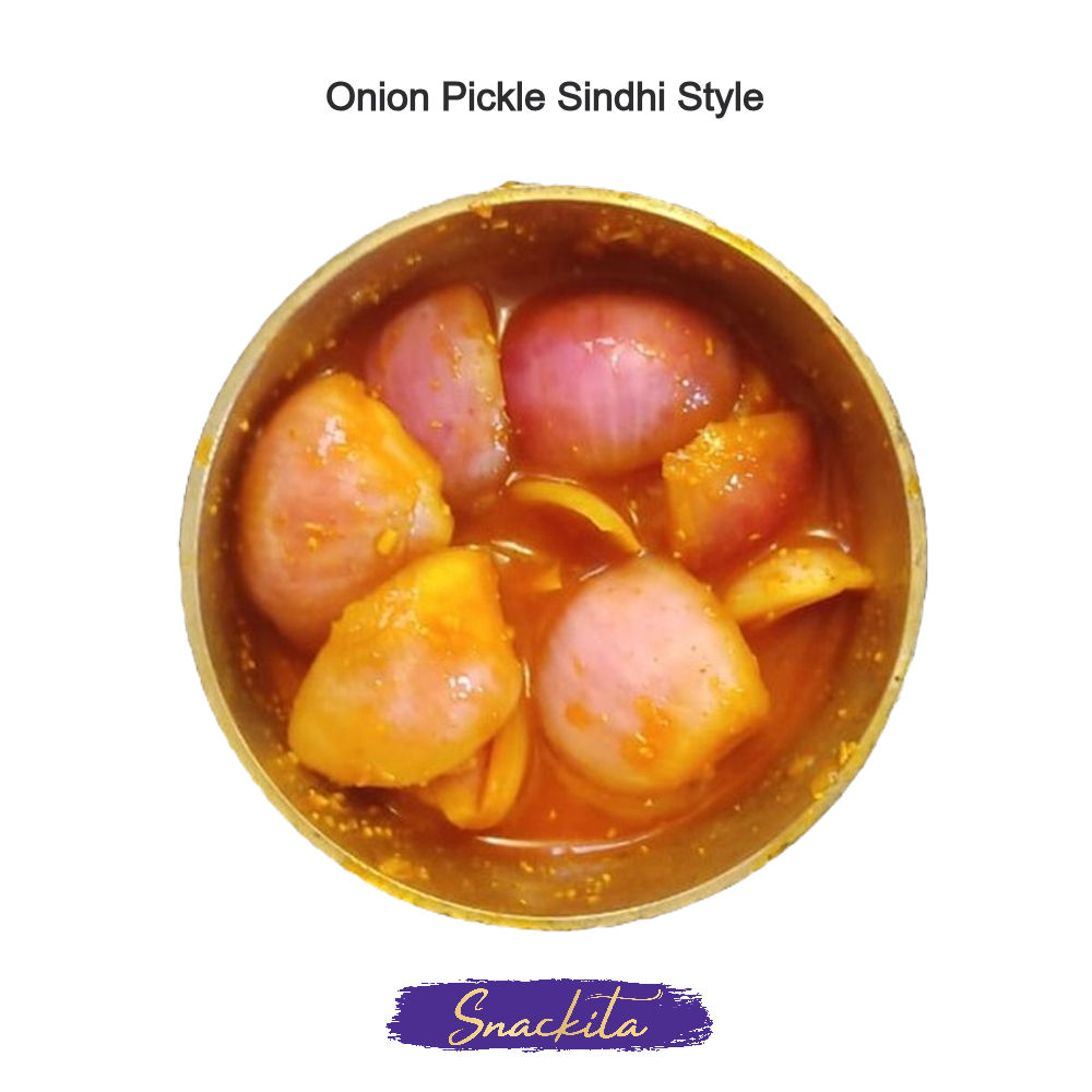 Onion Pickle Sindhi Style