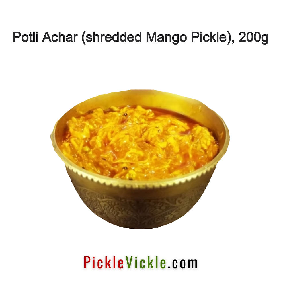 Potli Achar (shredded Mango Pickle), 200g