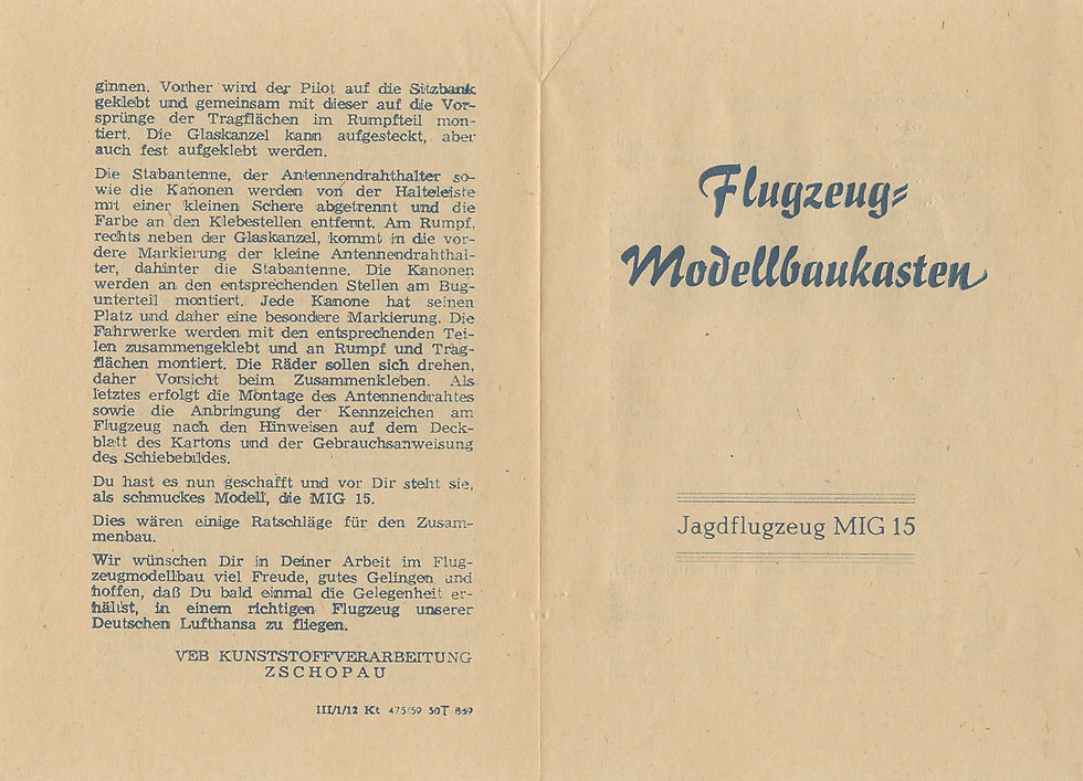 MIG-15 1959 MANUAL sheet 1