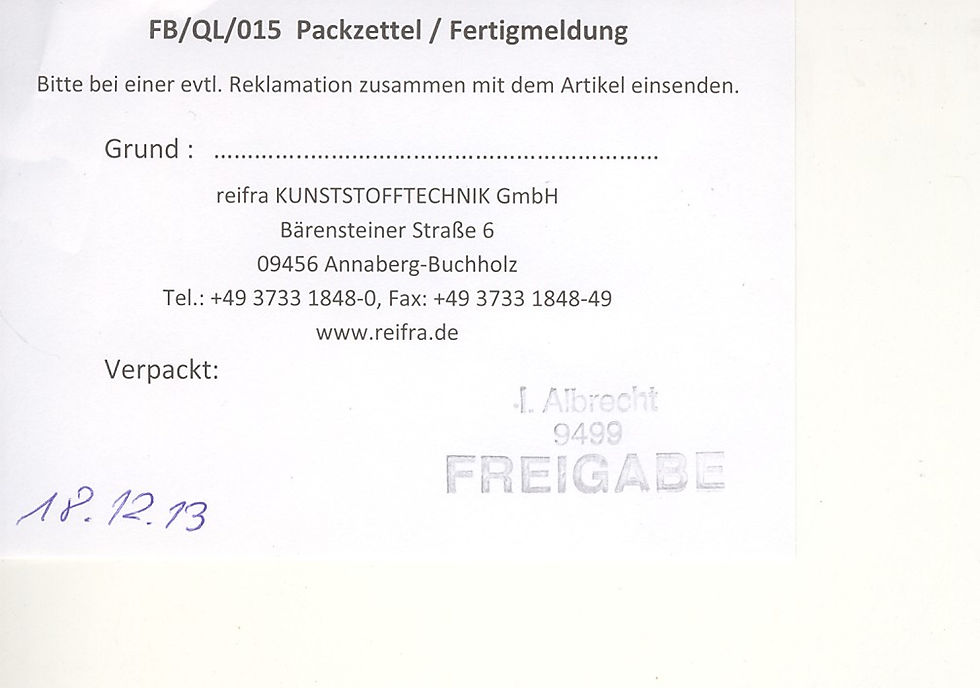 TRIDENT 2E REIFRA листок-вкладыш