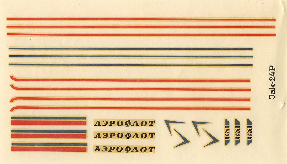 Декаль Jak-24P