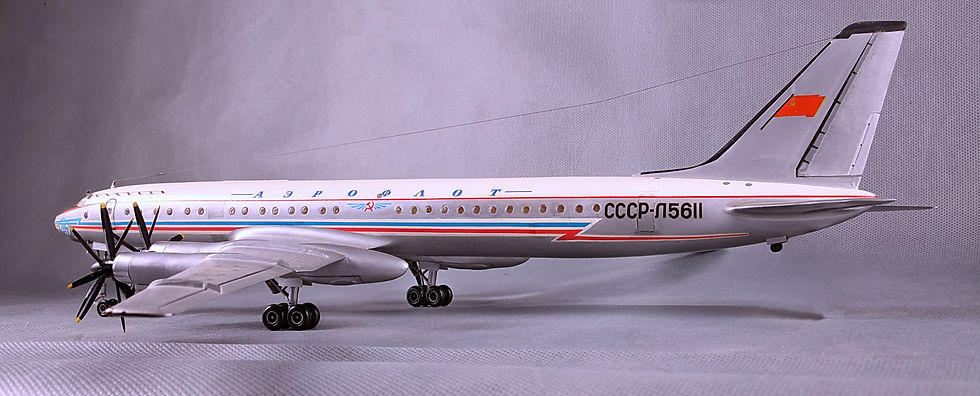 TU-114 готовая модель