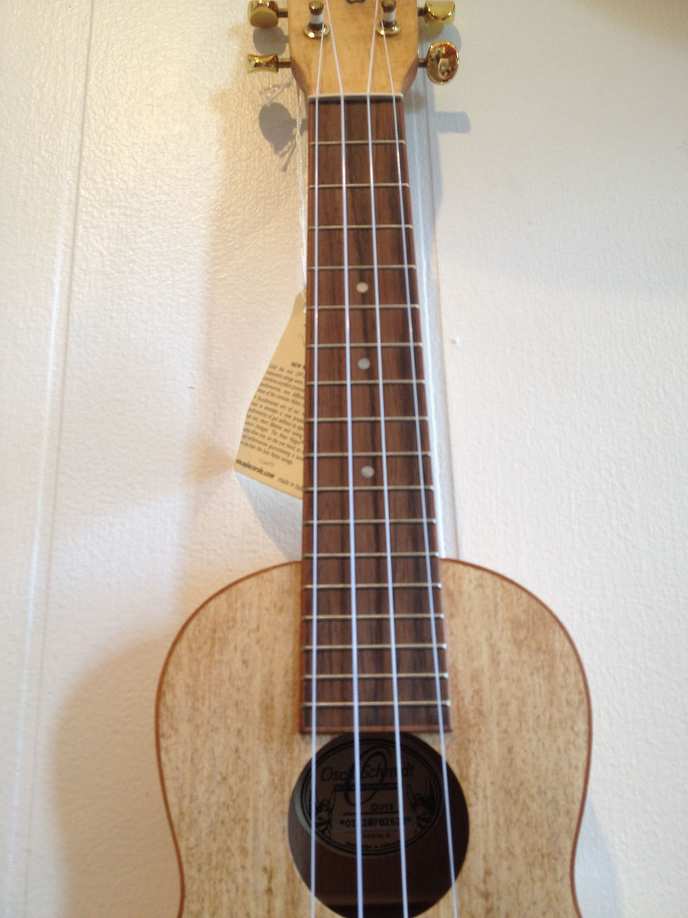 Thumbnail: Oscar Schmidt OU18 Spalted Maple Soprano Ukulele