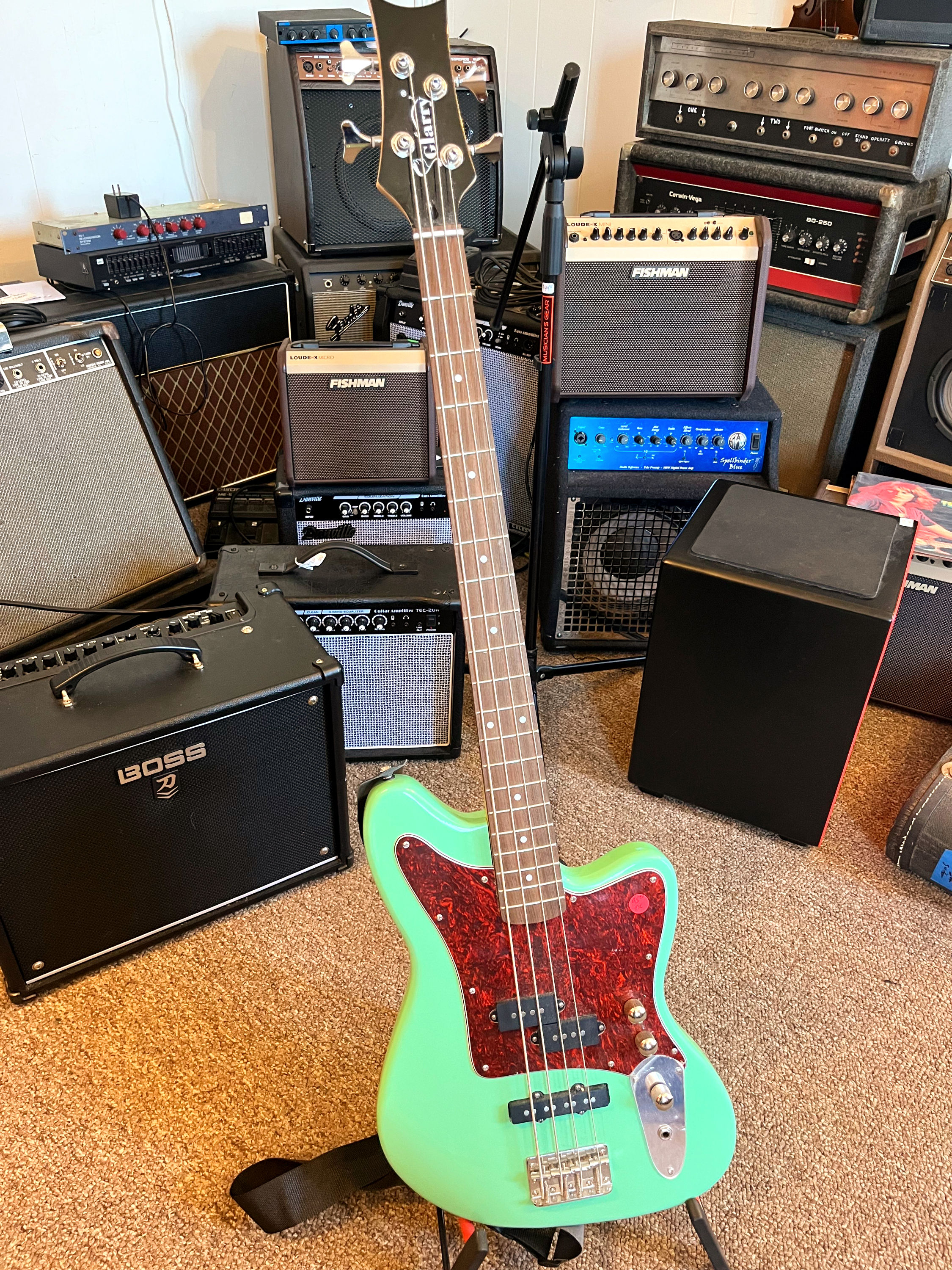 Glarry electric bass guitar