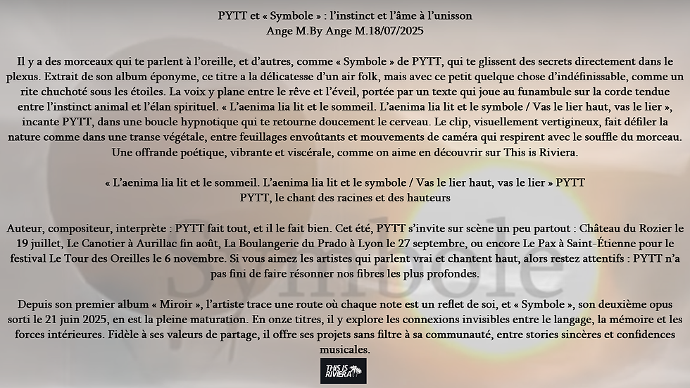 article this is riviera pytt symbole