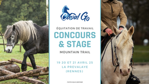 20 et 21 avril Mountain Trail + Equitation de travail à la Prevalaye