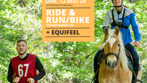 Championnat départemental de Ride&Run Bike, et concours d'équifeel à la Prevalaye