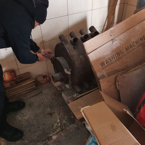 Ukrainian ingenuity finding ways to use old scrap to keep warm
