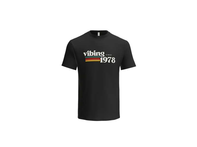Thumbnail: Black 1970's Vibe Tee