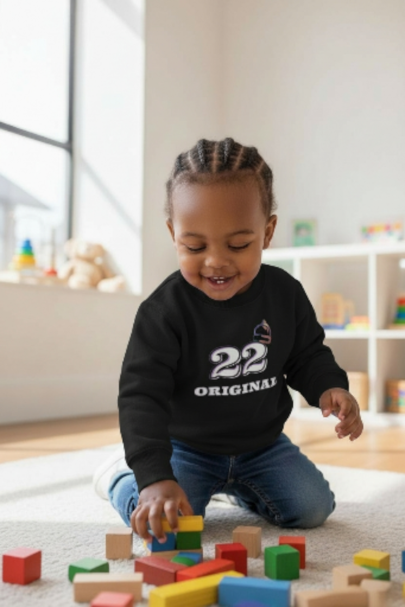 Thumbnail: Toddler 22 Original Cool Crewneck Sweatshirt