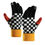Thumbnail: Checkered Thick-Knitted Fashion Gloves