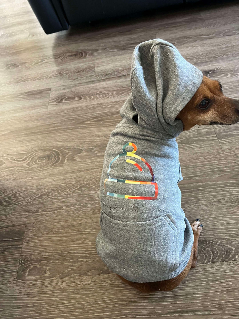 Thumbnail: WD Fur-Baby Beanie Logo Hoodie