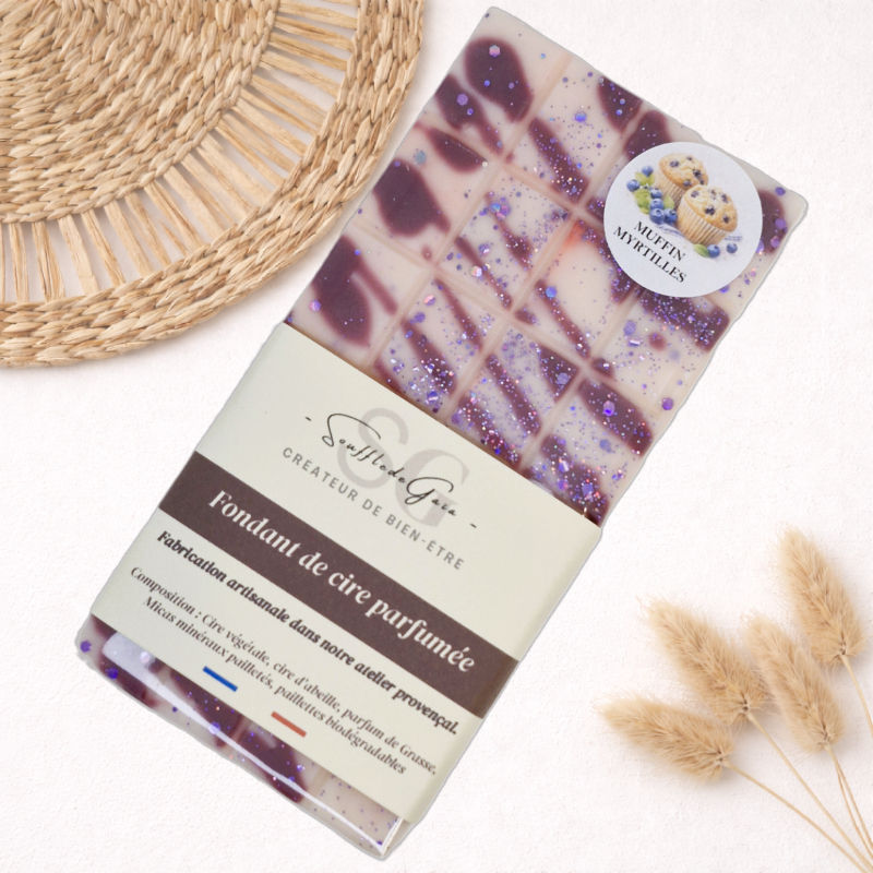 Fondant parfumé en tablette Muffin myrtilles