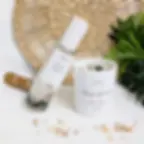 Pack rituel Le juste équilibre avec bougie rituel et spray d’intérieur aux pierres naturelles