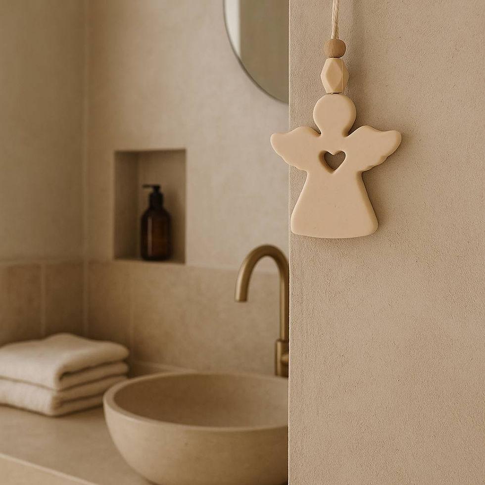 Suspension parfumée dans une salle d'eau