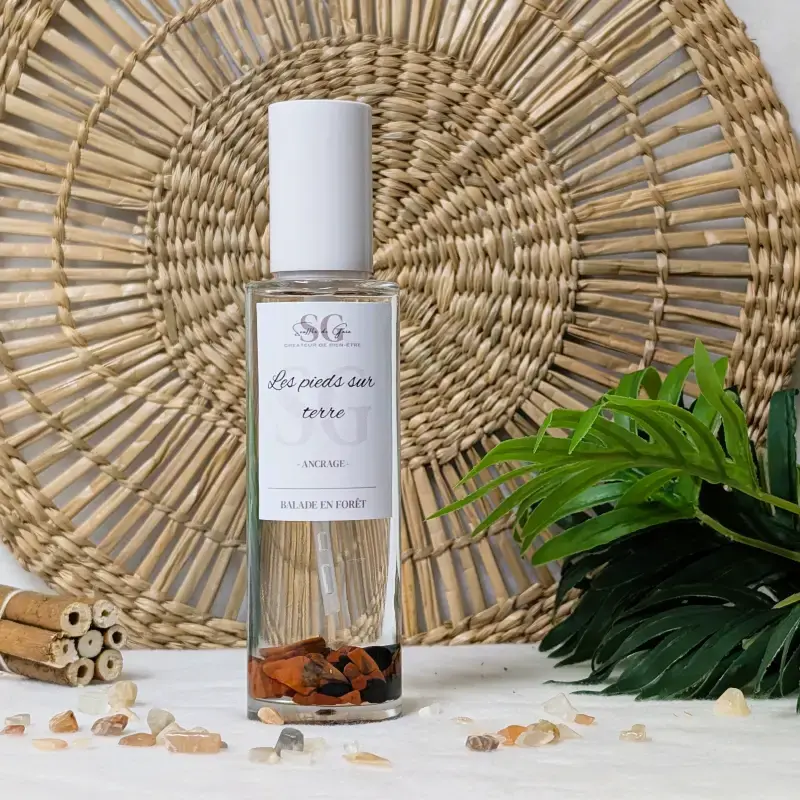 Spray d’intérieur Rituel Les pieds sur terre Ancrage senteur balade en forêt