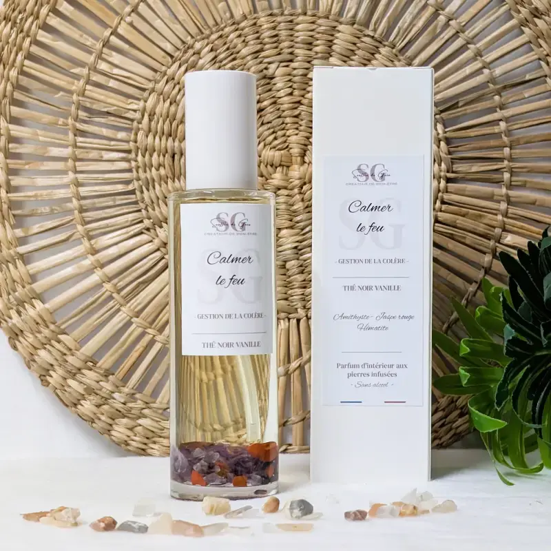 Spray d’intérieur Rituel Calmer le feu Gestion de la colère avec ses boîtes