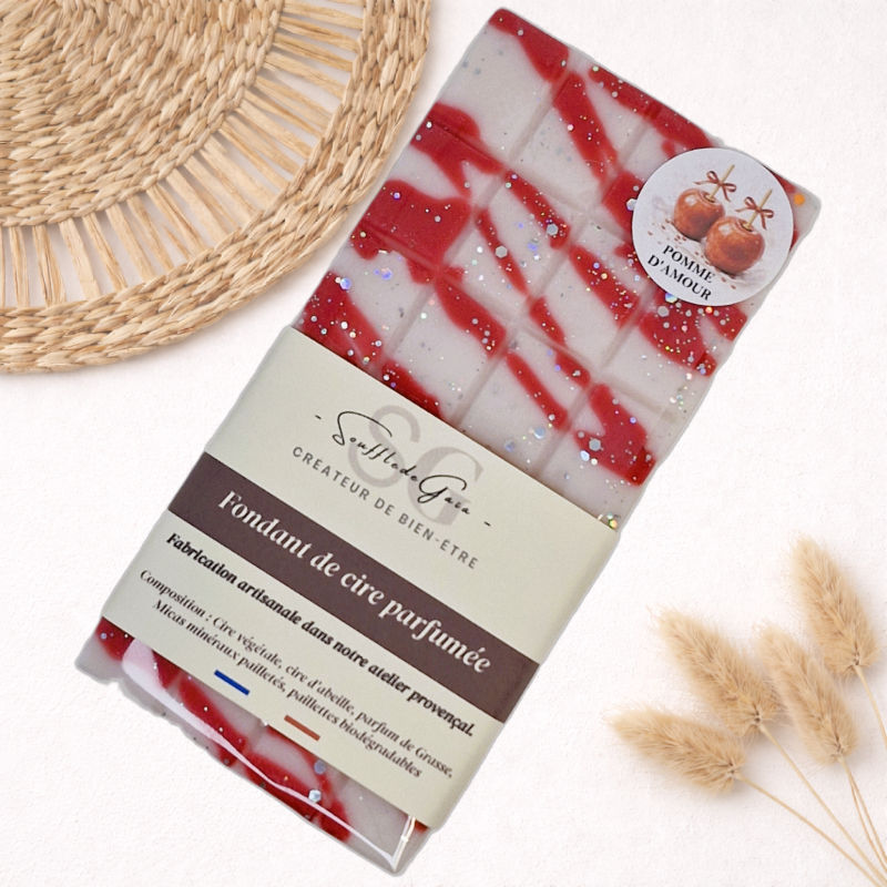 Fondant parfumé en tablette Pomme d'amour