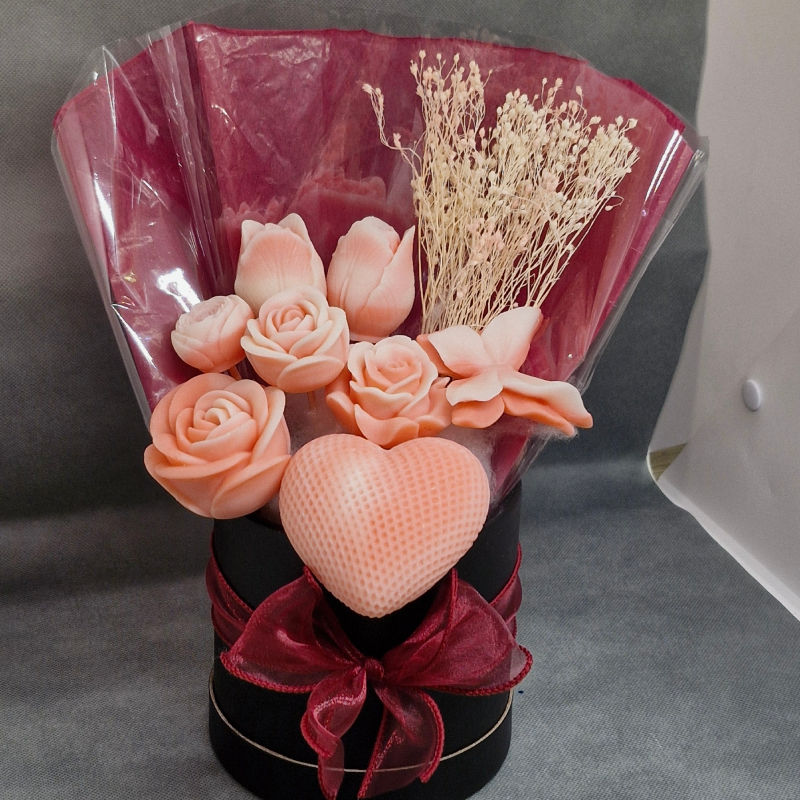 Miniature : bouquet de fleur de cire parfumée décoration intérieur
