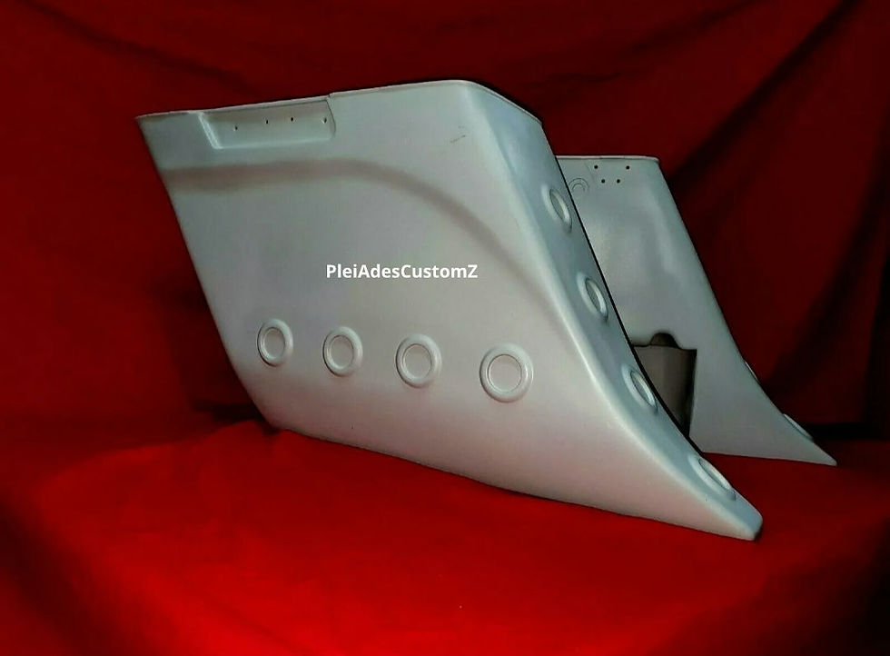 6" HARLEY DAVIDSON SADDLEBAGS Extended