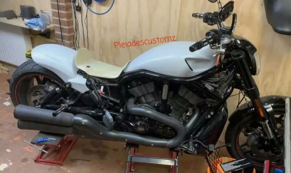 Thumbnail: HARLEY-DAVIDSON Vrod AIRBOX COVER with Rear fender 