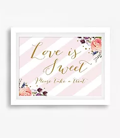 Love Is Sweet Watercolor - $5.00
