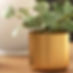 Gold Cylinder Vase - $10