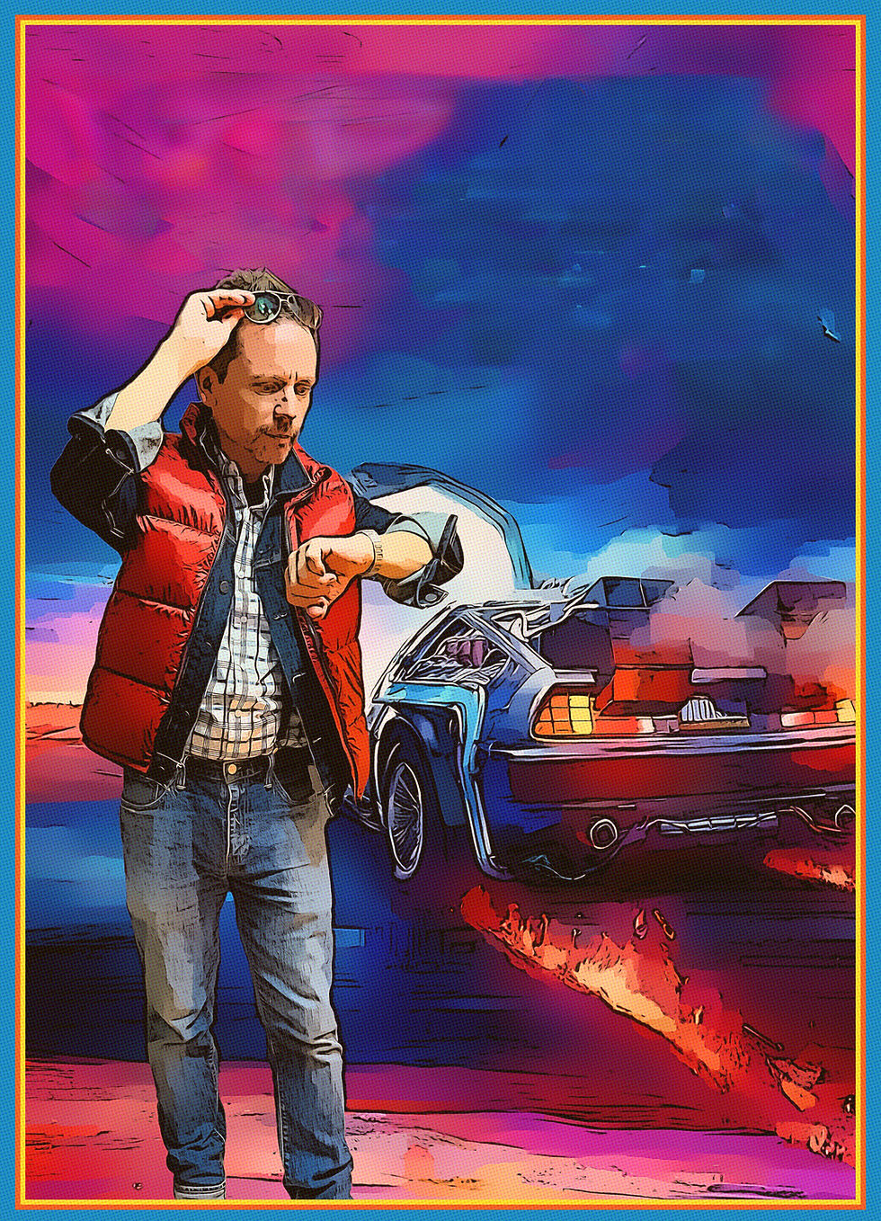 Guitar through time blank halftone.jpg