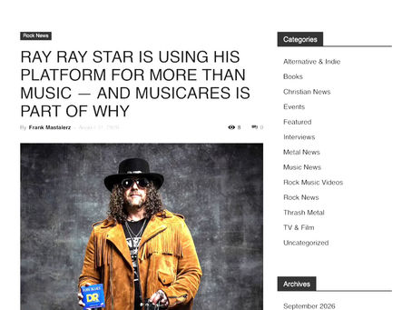 Rock’d Magazine Features Ray Ray Star