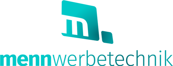 Logo menn werbetechnik mit icon