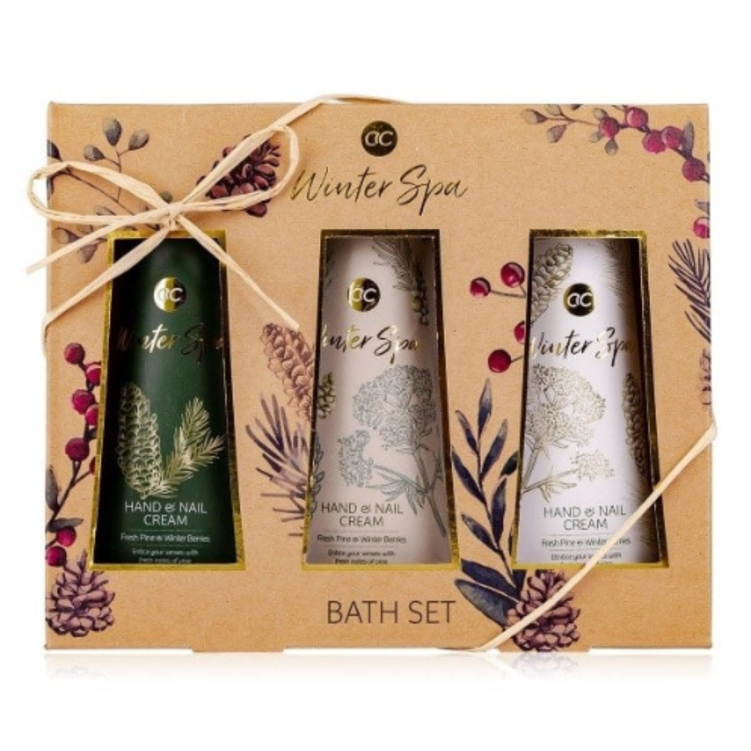 Geschenkdoos met 3 hand- en nagelcrèmes