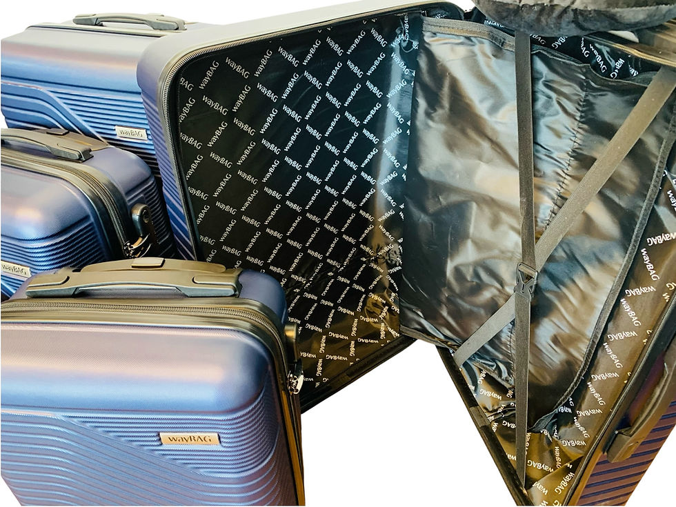 Miniaturbild: 5er Reisekoffer Reisegepäck ABS BLAU