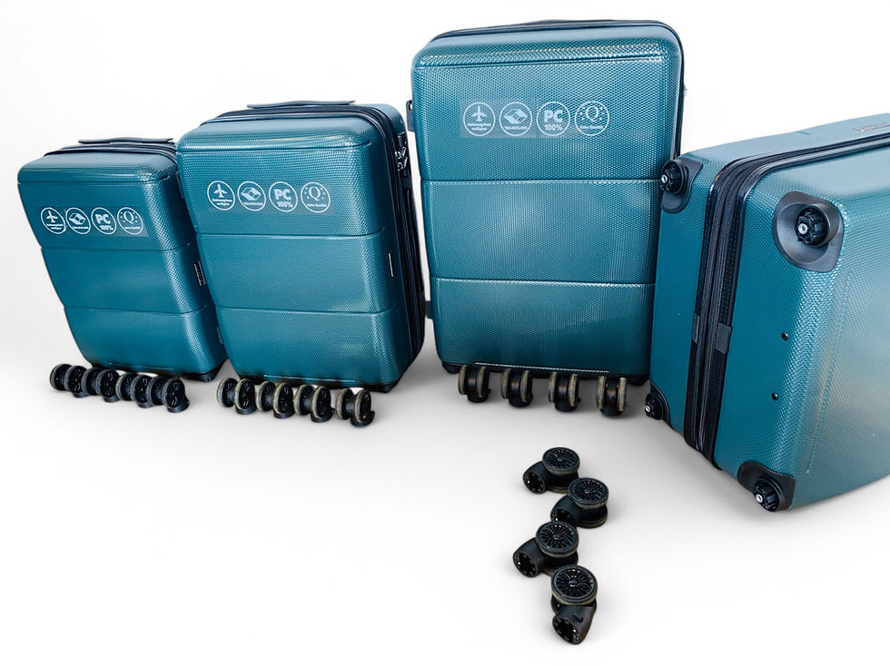 Miniaturbild: 4er Reisekoffer Reisegepäck PREMIUM POLYCARBONAT GRÜN