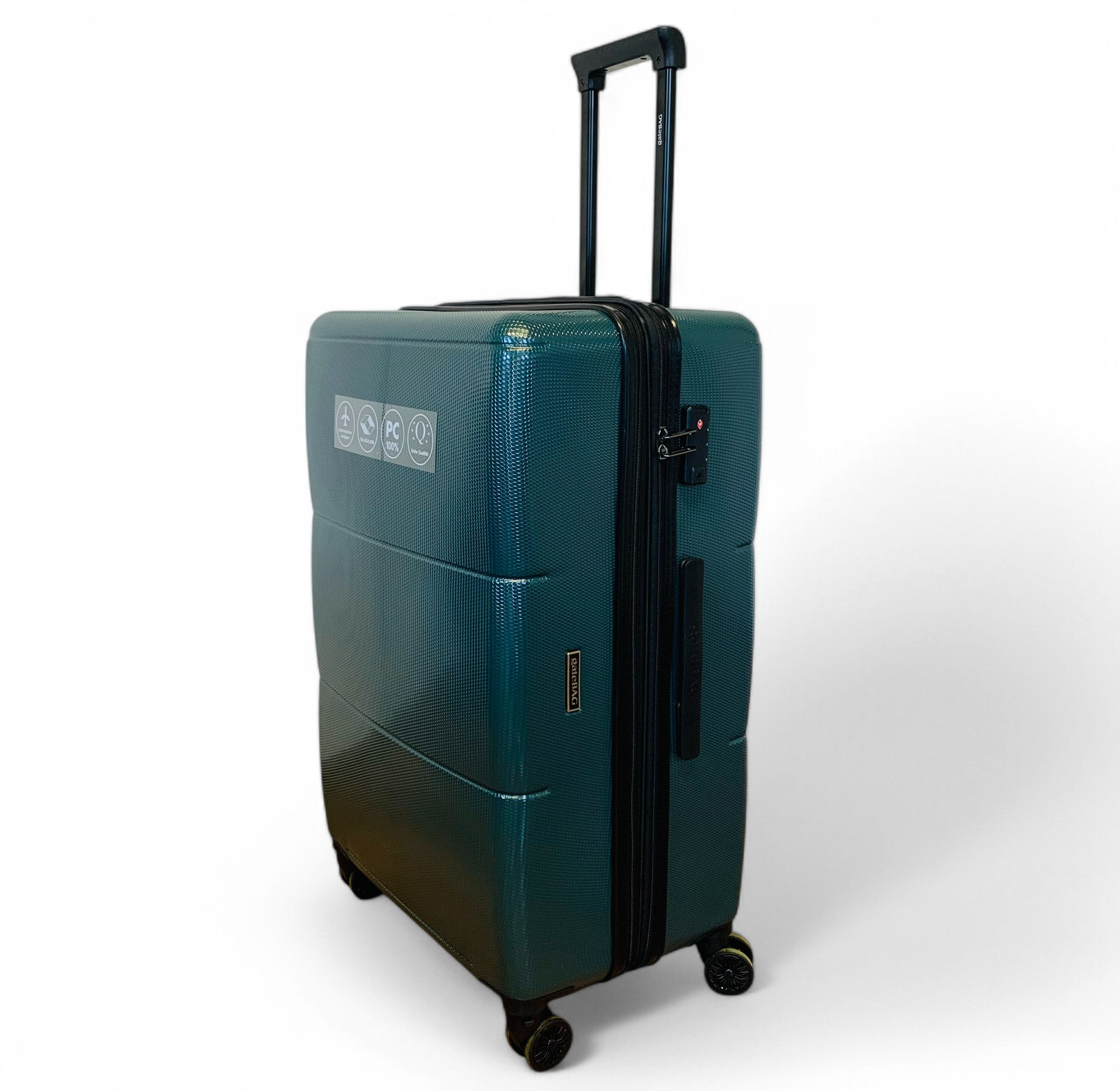 Reisekoffer Reisegepäck POLYCARBONAT XL+ 76CM GRÜN