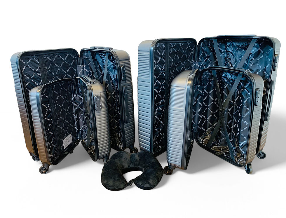 Miniaturbild: 5er Reisekoffer Reisegepäck ABS ANTHRAZIT