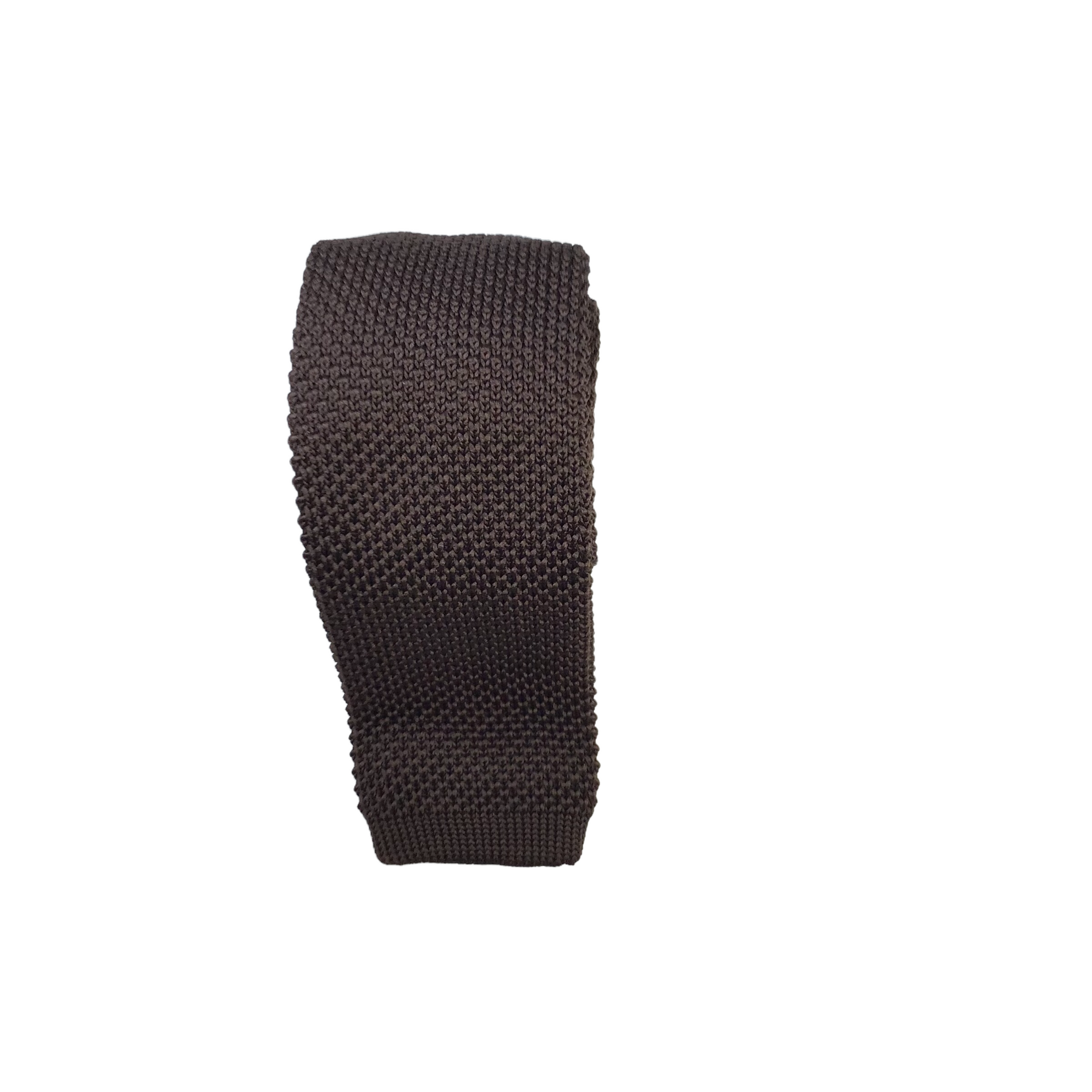 Black Wool Wedding Tie