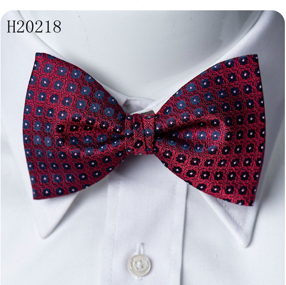 Thumbnail: Ornate Red and Blue Bow Tie