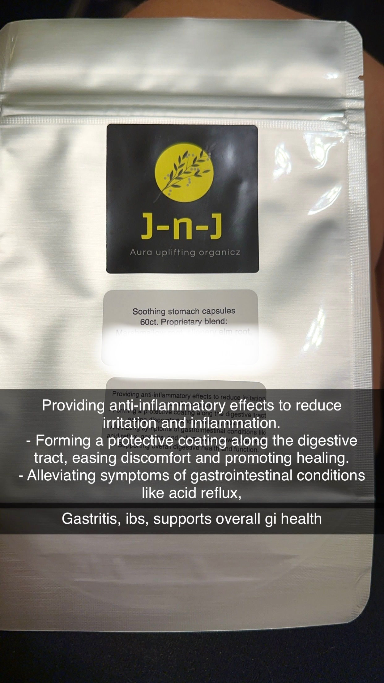 Soothing stomach caps 60ct