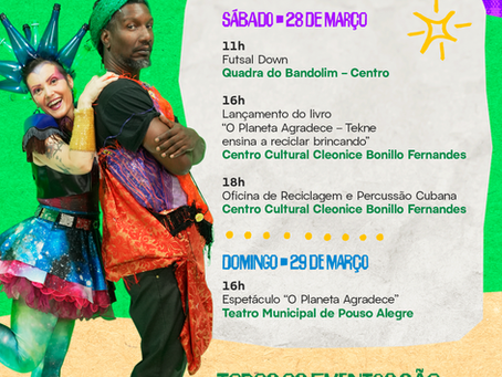 Um fim de semana de arte, sustentabilidade e diversão em Pouso Alegre