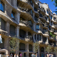 Fachada externa - Casa Milà (La Pedrera) - Barcelona - Espanha