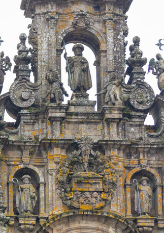 Fachada da Catedral de Santiago de Compostela - Espanha