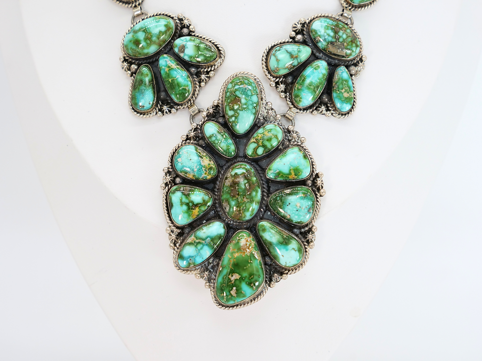 Thumbnail: Navajo Sonoran Turquoise Necklace