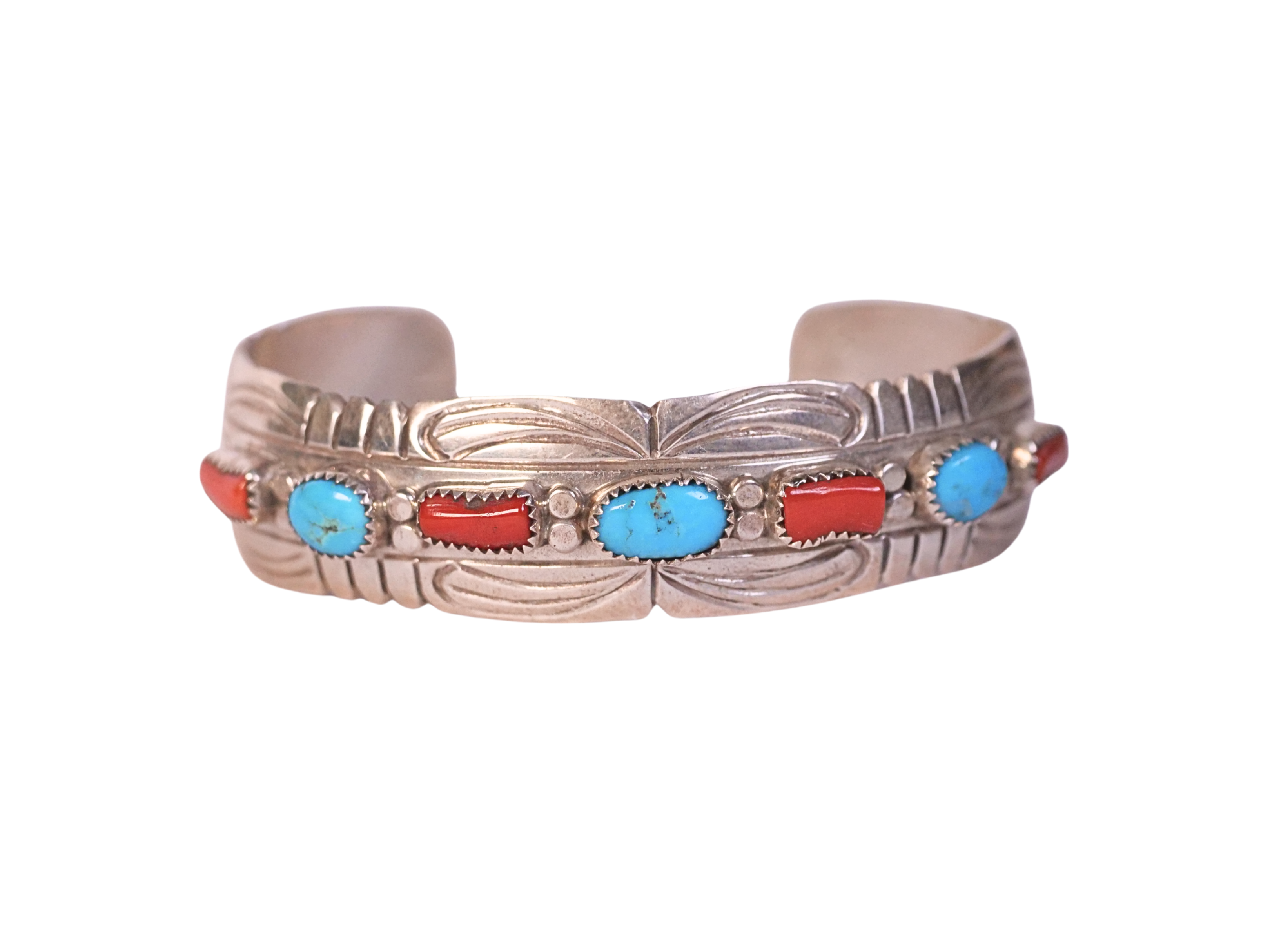 turquoise coral cuff bracelet, turquoise and red coral bracelet, turquoise coral cuff, sterling silver turquoise coral cuff,