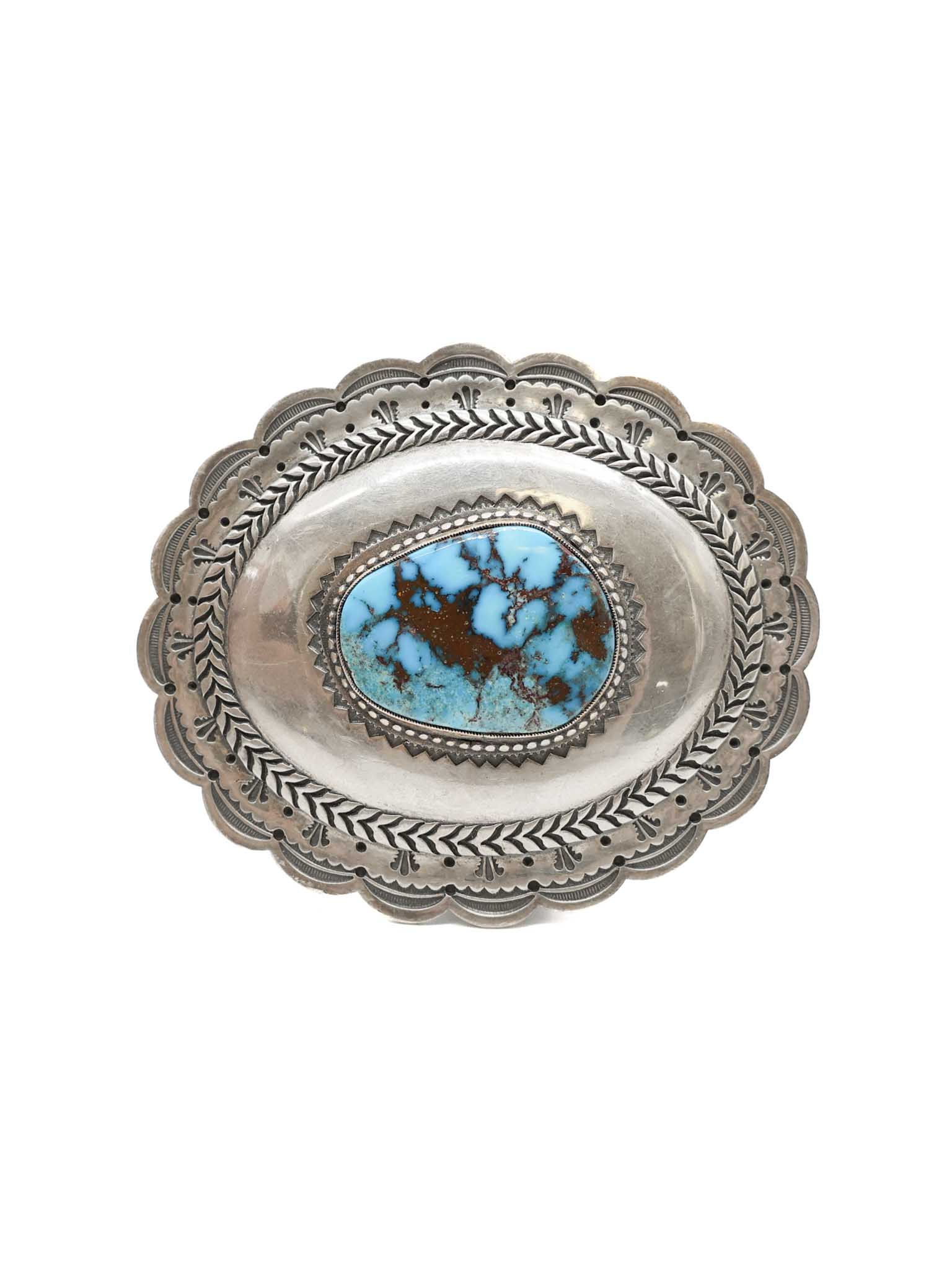 Patrick Ohlinger Turquoise Belt Buckle