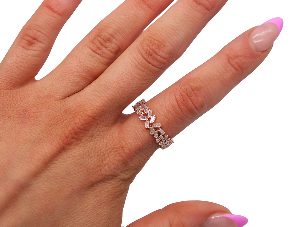 Thumbnail: Swarovski Rose Gold Ring