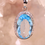 Thumbnail: blue topaz silver pendant, natural blue topaz gemstone, handmade blue topaz jewelry