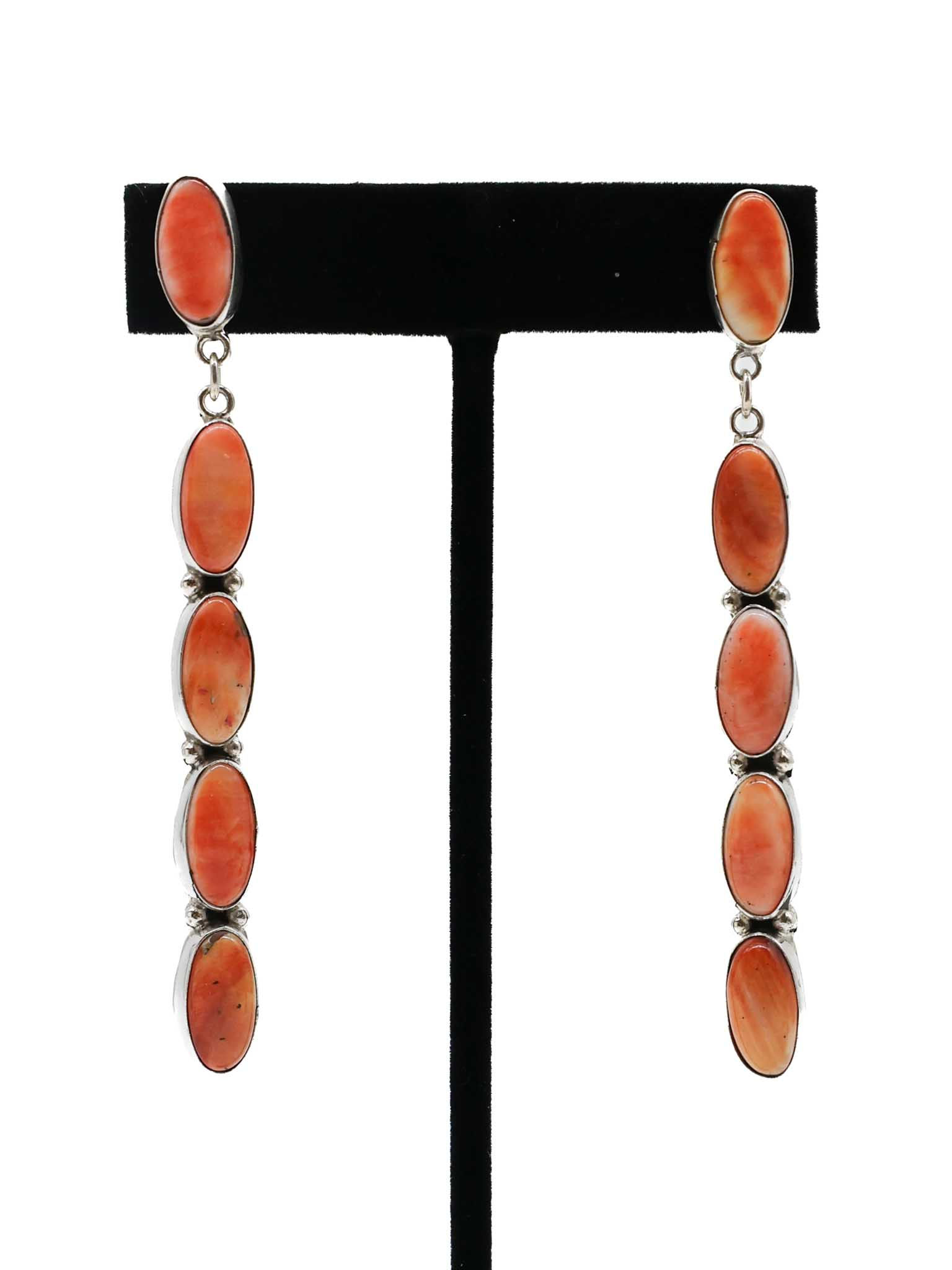 John Duran Spiny Oyster Earrings