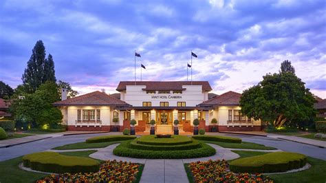 Golden Hour in the Rose Garden: An Evening at the Historic Hyatt Hotel Canberra